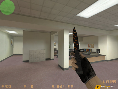 Модель Штык-нож «Пламя» для CS 1.6