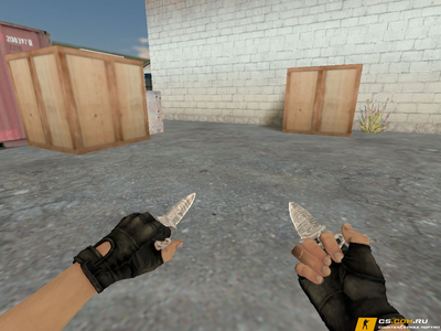 Модель Тычковый нож «Дамасская сталь» для CS 1.6