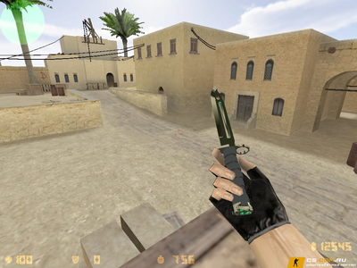 Модель Штык-нож «Бронзовый Хром» для CS 1.6