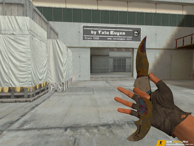 Модель ножа Фальшион «Поверхностная закалка» для CS 1.6