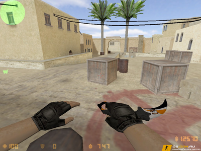 Модель ножа Karambit «Virtus Pro» для CS 1.6