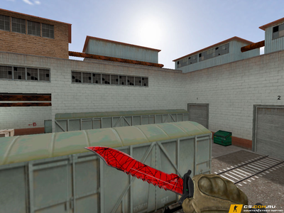 Модель Нож Боуи «Кровавая паутина» для CS 1.6