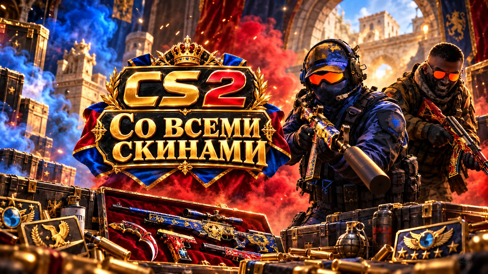 CS 2 со всеми скинами - КС 2 все скины