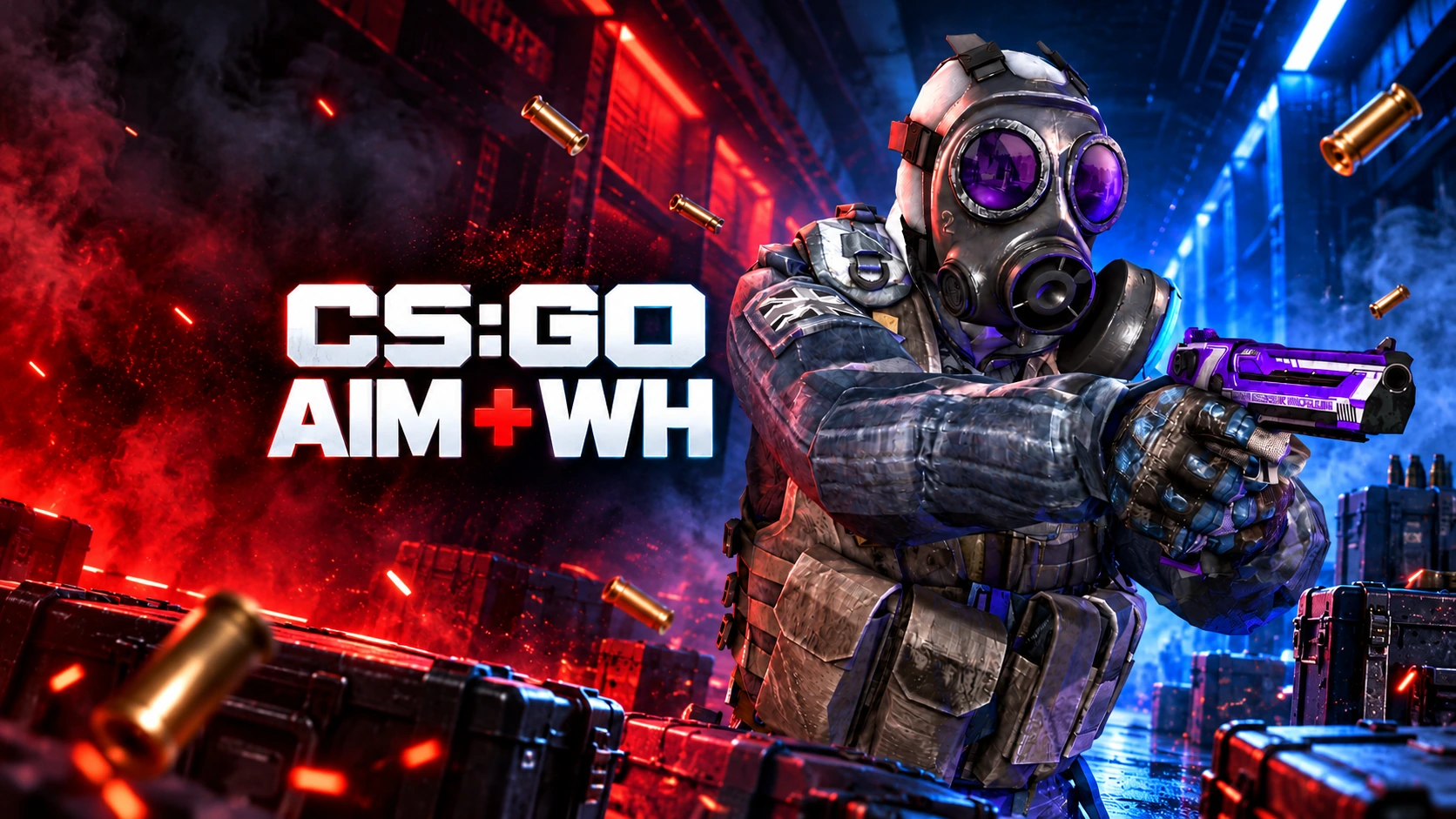CS GO (КС ГО) с читами АИМ и ВХ внутри с настройками