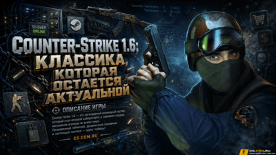 Counter-Strike 1.6: классика, которая остаётся актуальной описание игры