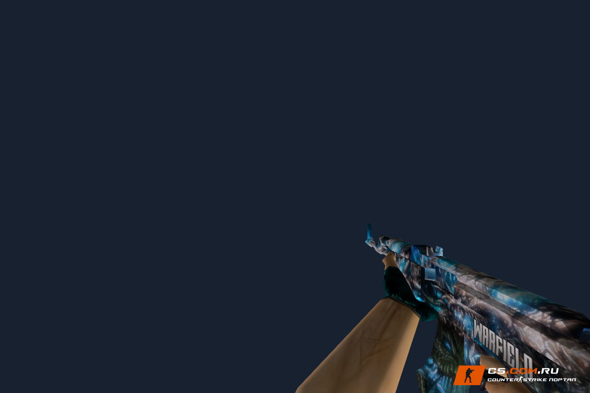 AK-47 Blue Bones для CS 1.6
