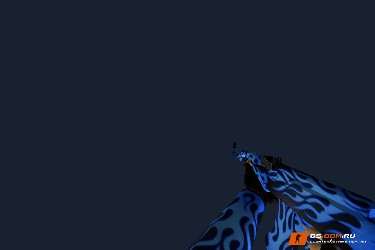 AK-47 Blue Flame для CS 1.6