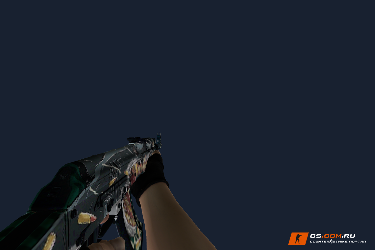AK-47 Дикая акула для CS 1.6