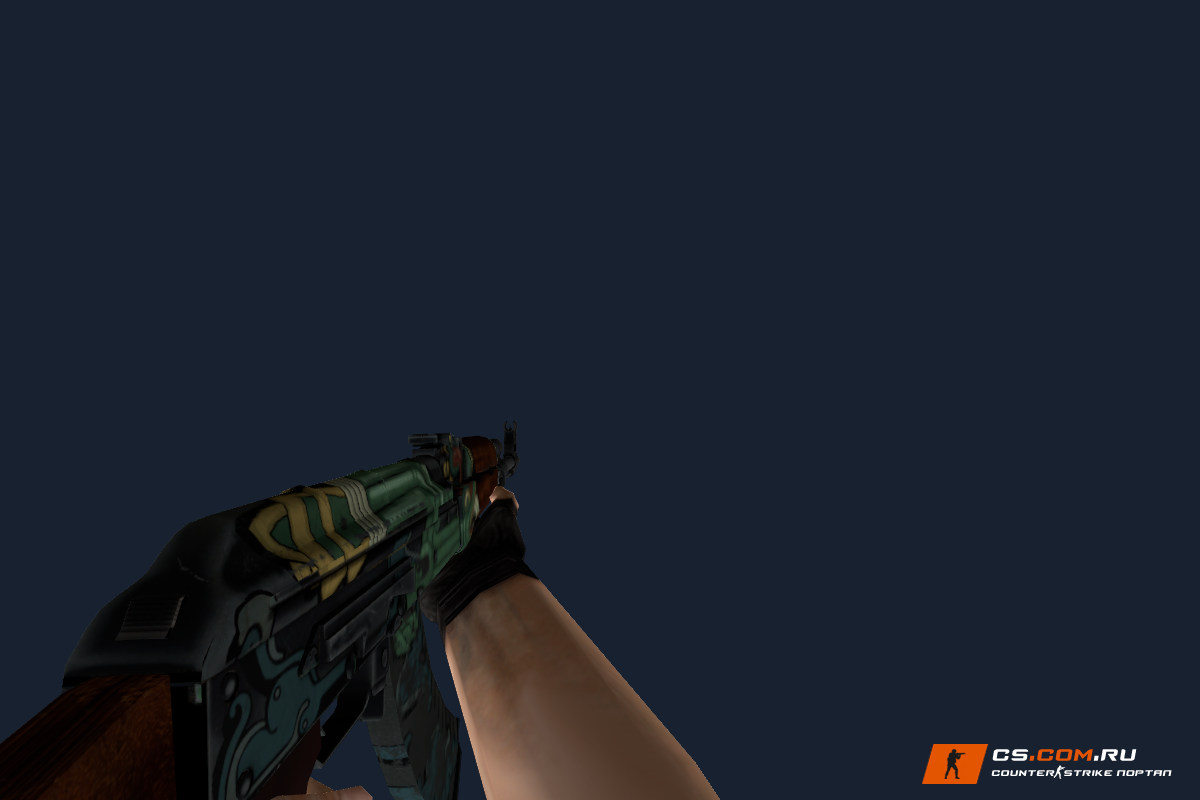 AK-47 Fire Serpent для CS 1.6