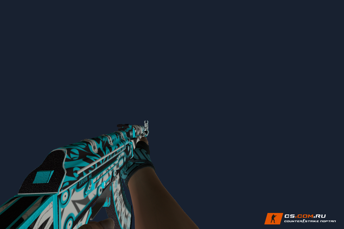 AK-47 Frontside Misty для CS 1.6