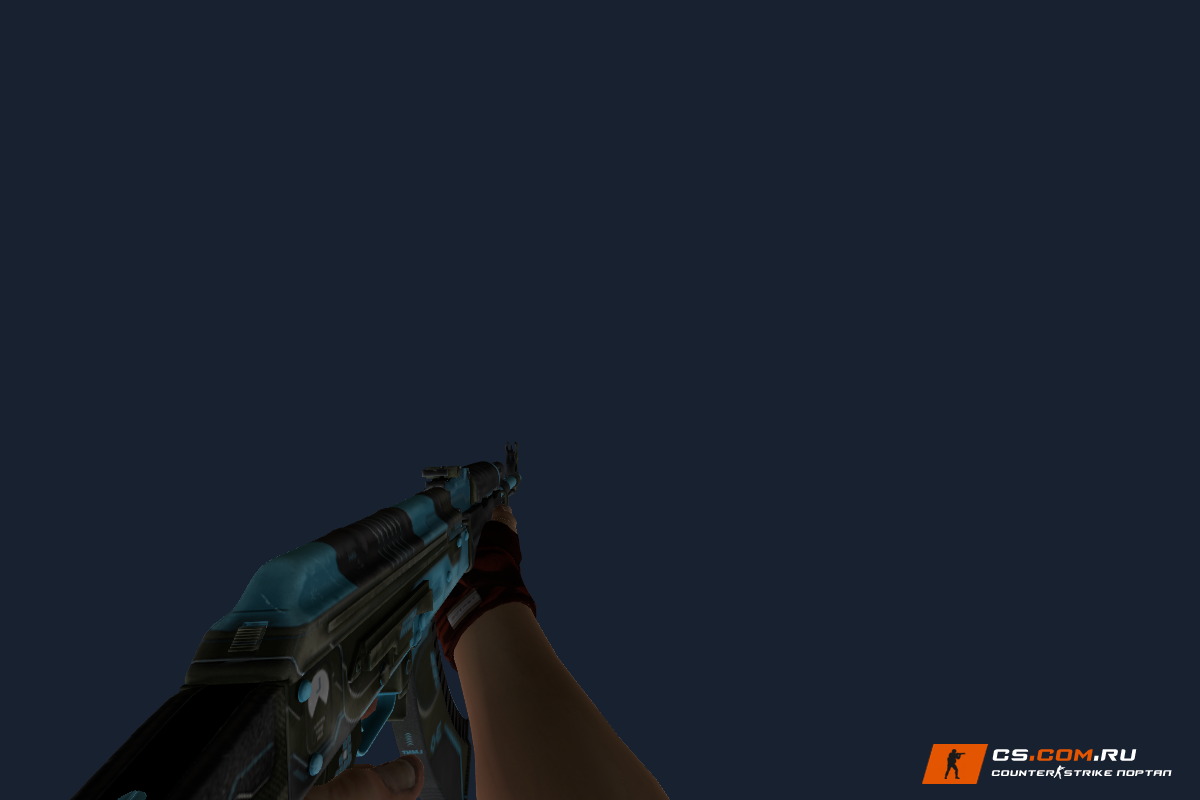 AK-47 Luanmat Blue для CS 1.6