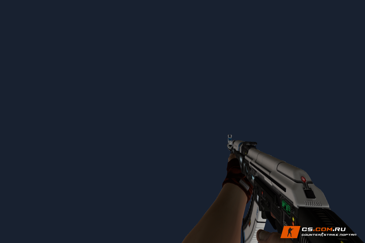 AK-47 Sci Fi Blue для CS 1.6