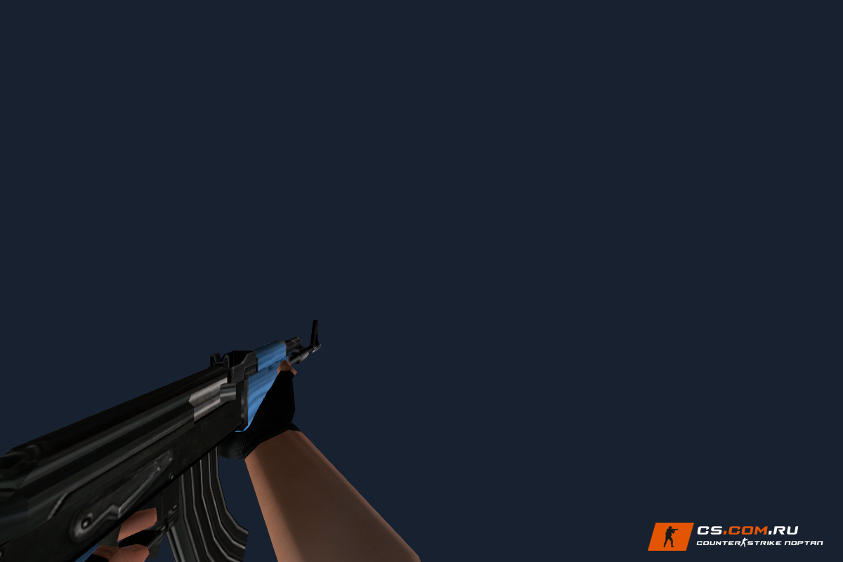 Default AK-47 Blue Edition для CS 1.6