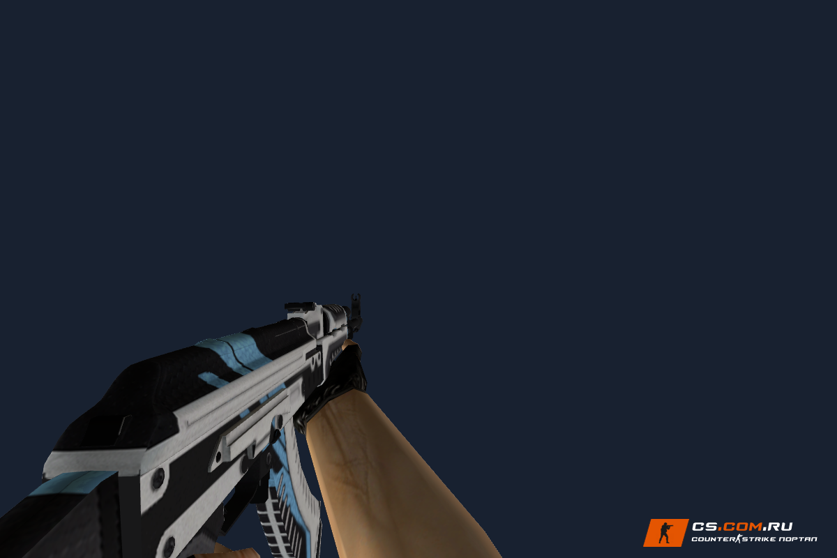 AK-47 Вулкан — 3 MDL, 0 звуков для CS 1.6