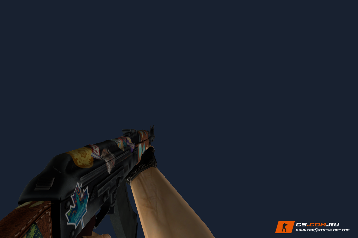 AK-47 Путешественник — 3 MDL, 0 звуков для CS 1.6