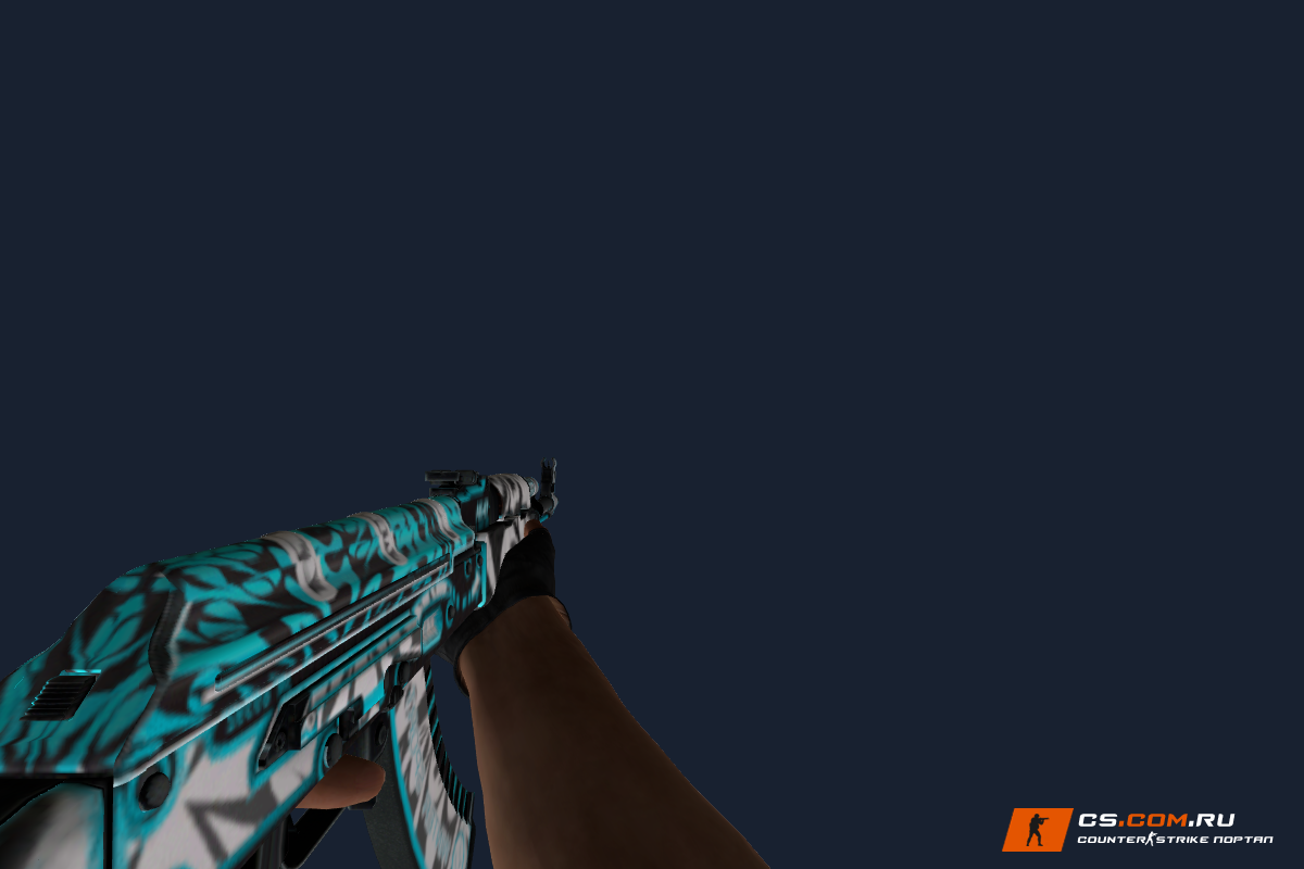 AK-47 Снежный вихрь — 1 MDL, 6 звуков для CS 1.6