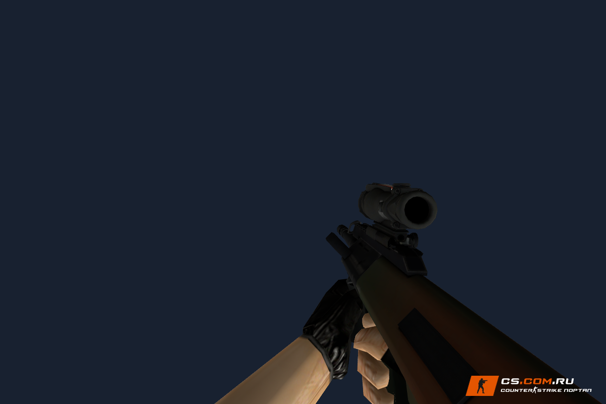 AUG Янтарный градиент (Amber Fade) для CS 1.6