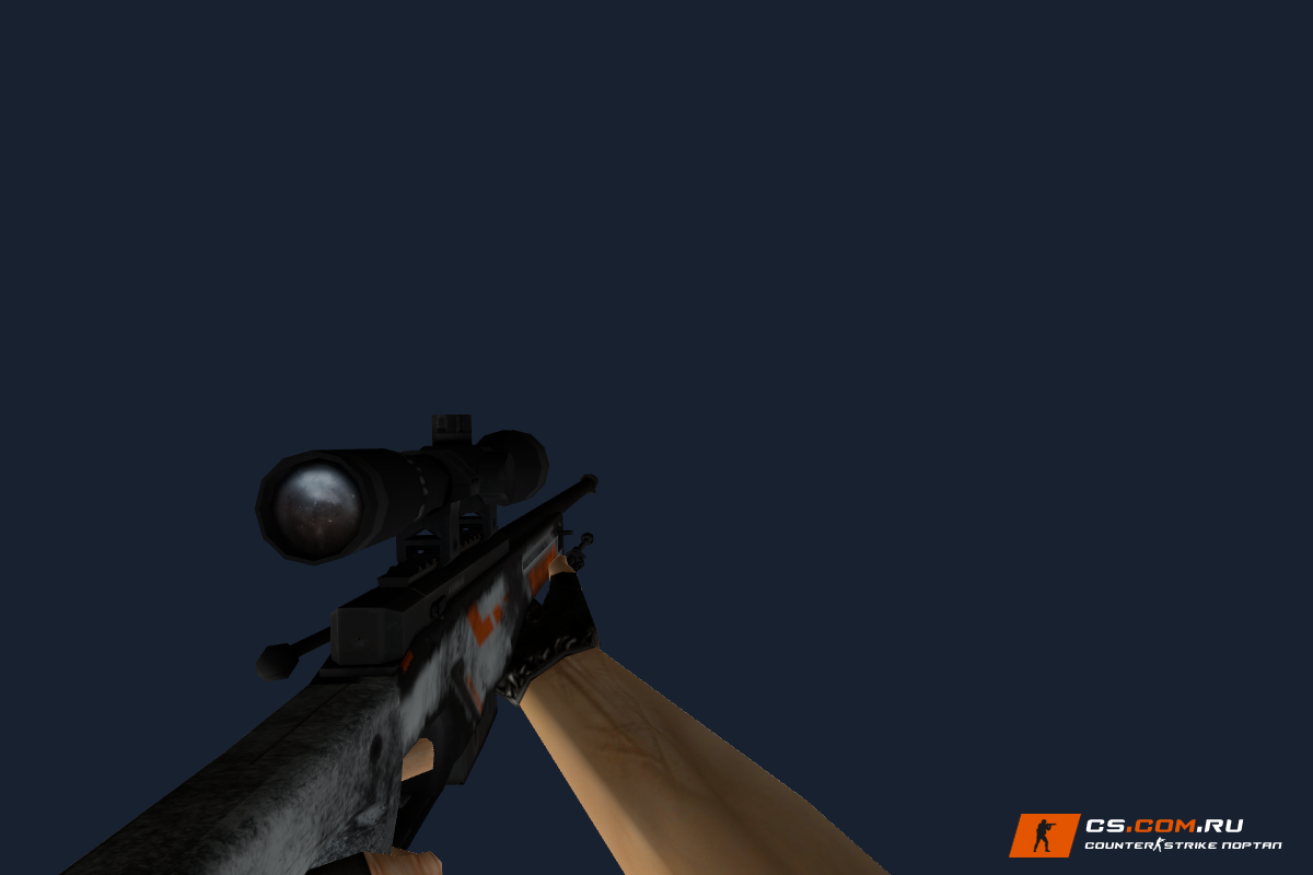 AWP Asiimov Поношенное для CS 1.6