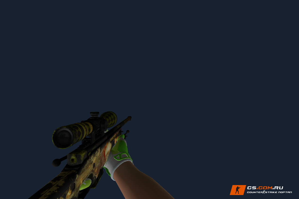 AWP Dragon Lore (Battle-Scarred) для CS 1.6