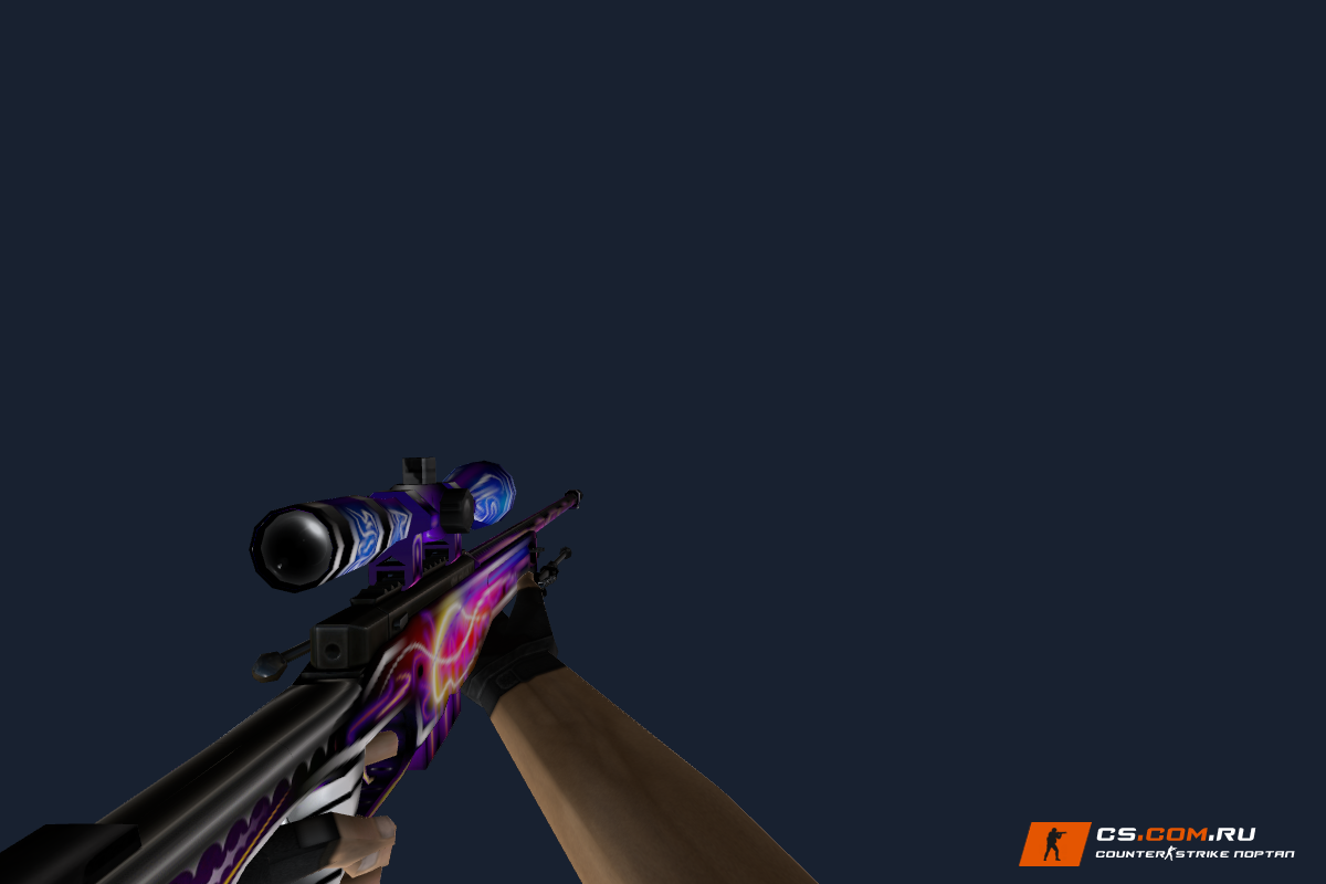 AWP Iron Ultraviolet для CS 1.6