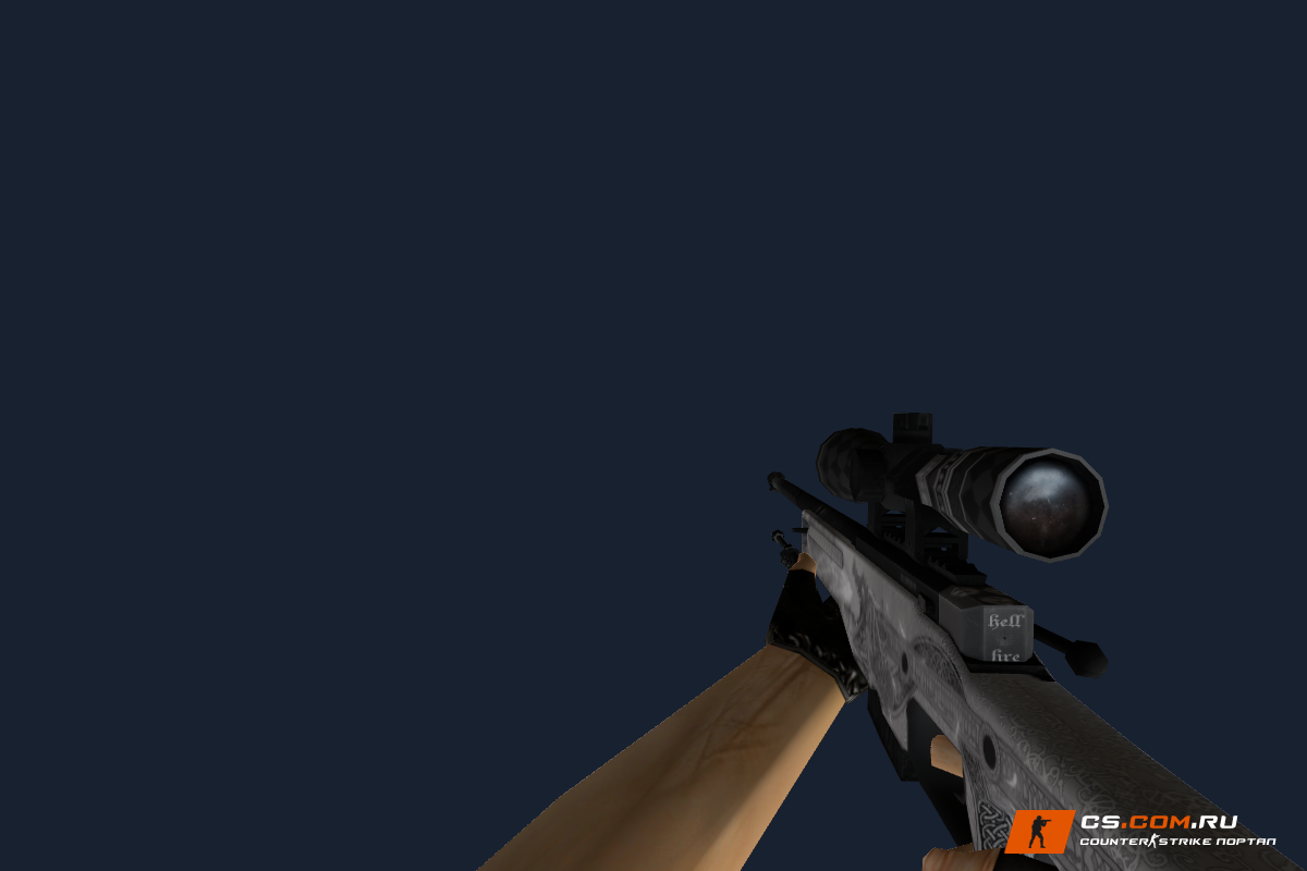AWP Silver Dragon Lore для CS 1.6