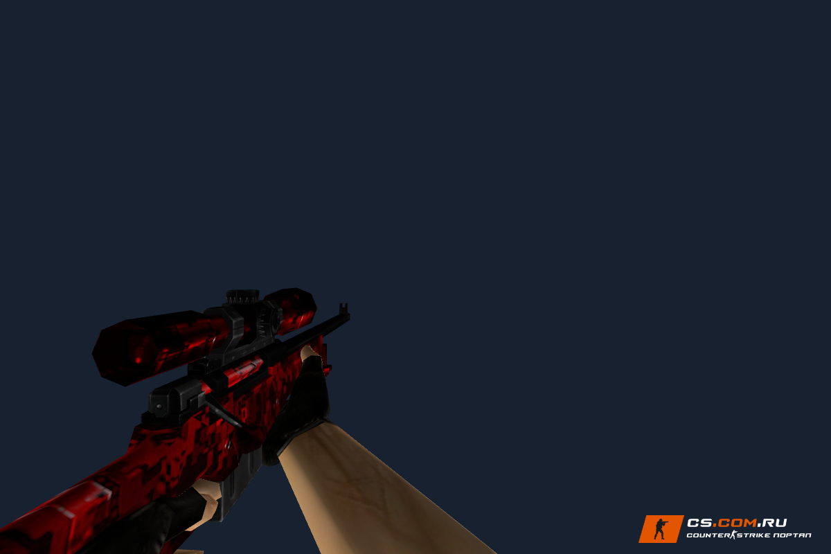 Default AWP Bloody Camo для CS 1.6