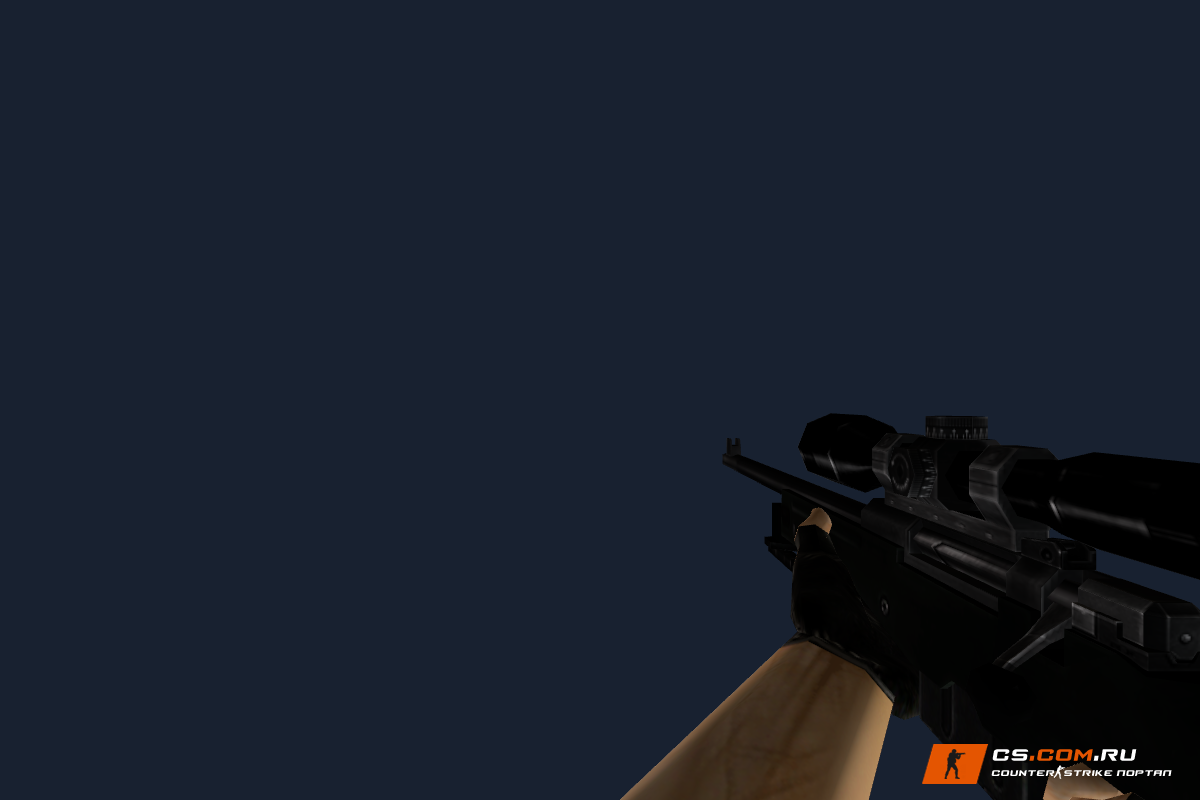 Default AWP Full Black для CS 1.6