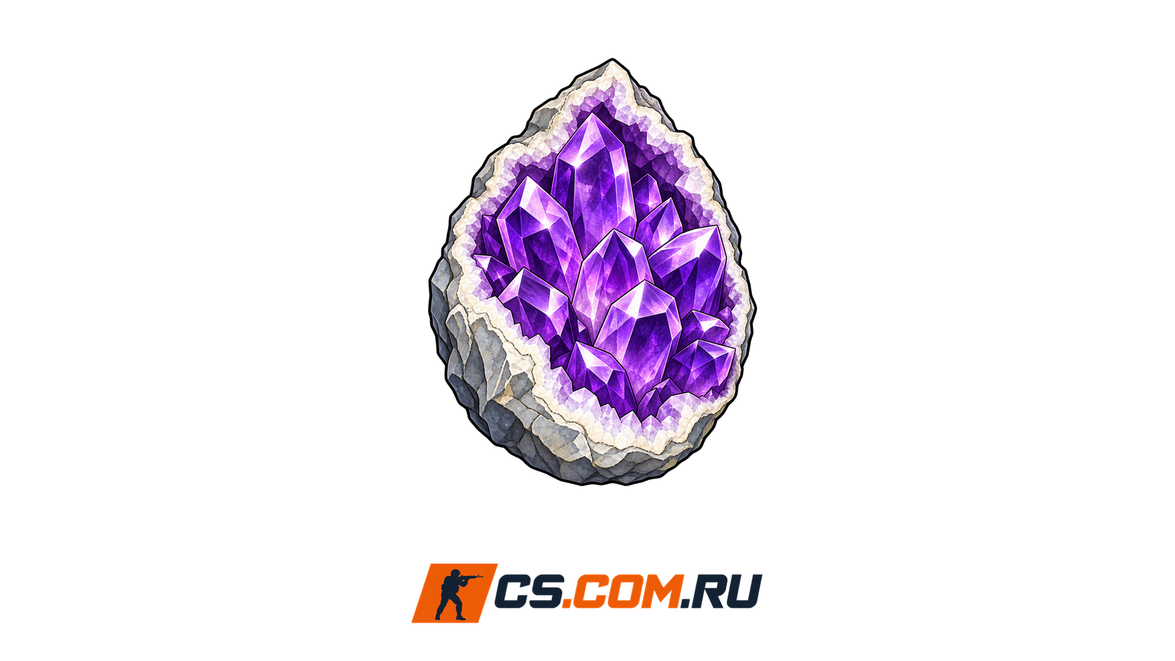 Спрей Аметистовая жеода для CS 1.6