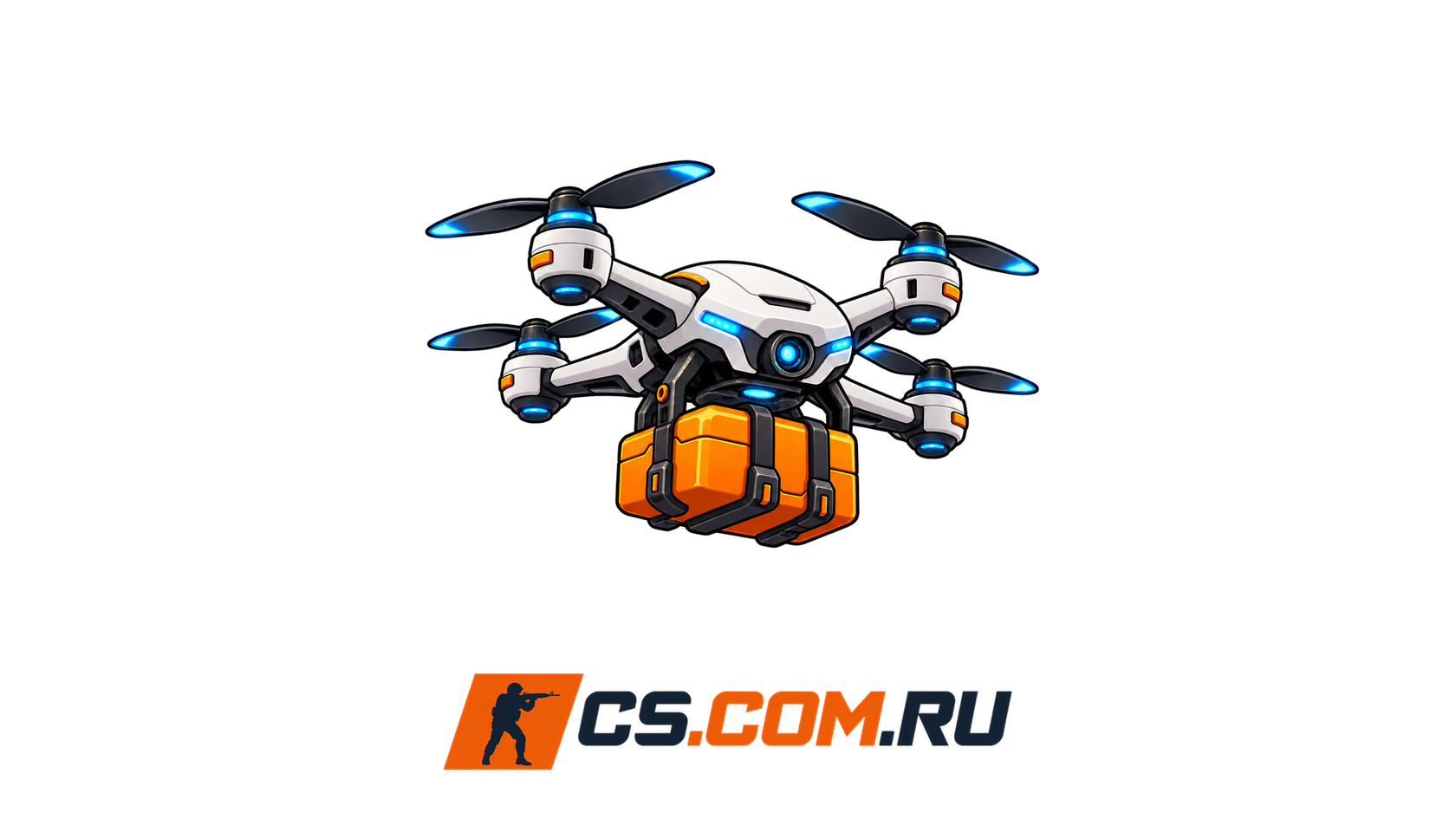 Спрей Курьерский квадрокоптер для CS 1.6