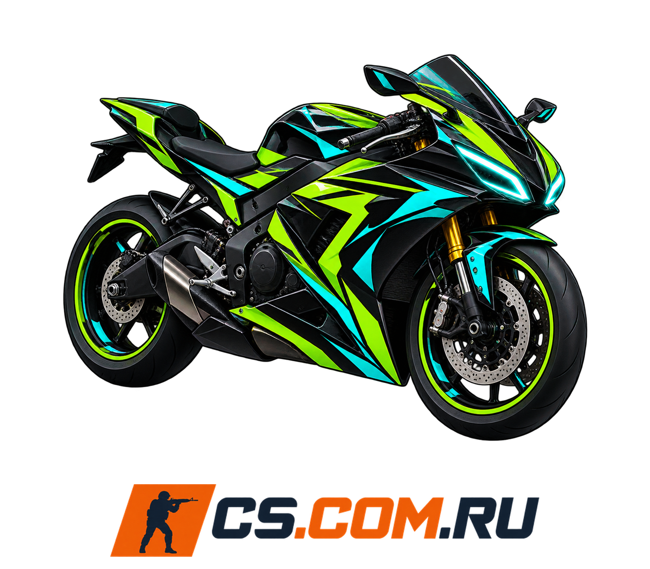 Спрей Неоновый спортбайк для CS 1.6