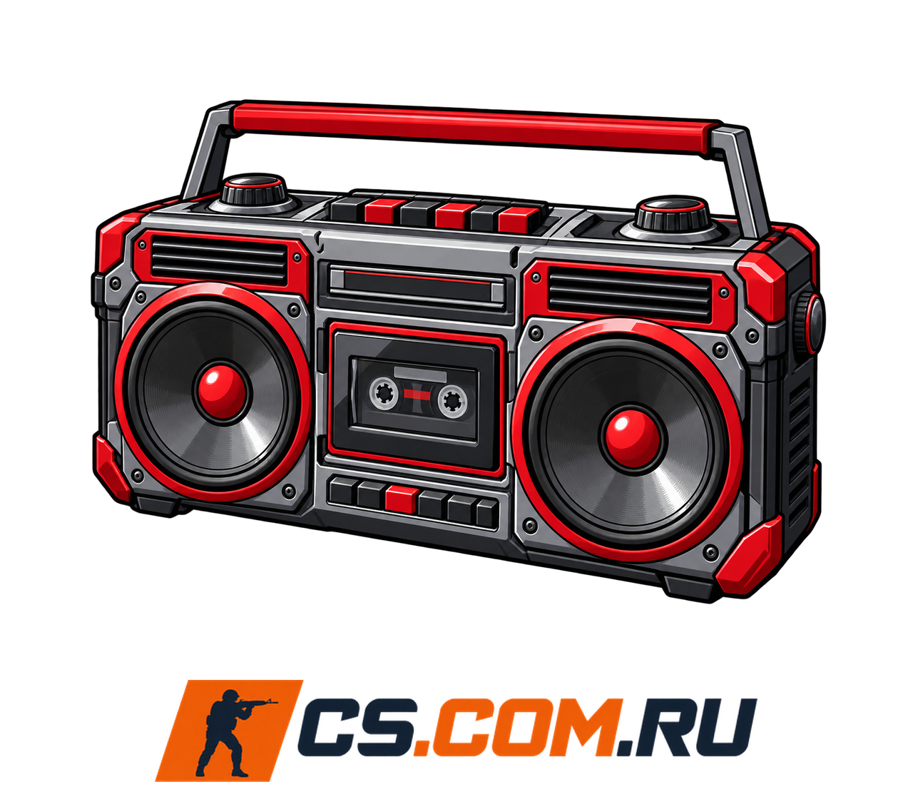 Спрей Ретро-бумбокс для CS 1.6