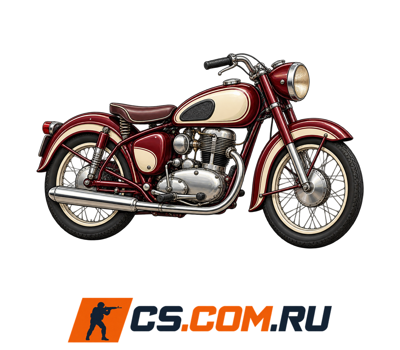 Спрей Ретро-мотоцикл для CS 1.6