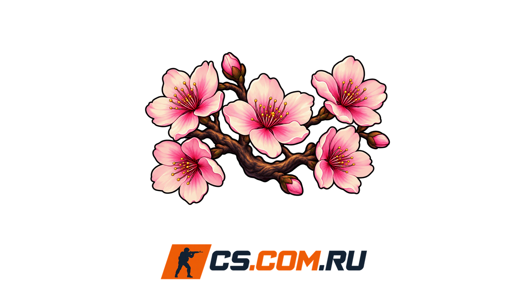 Спрей Ветка сакуры для CS 1.6