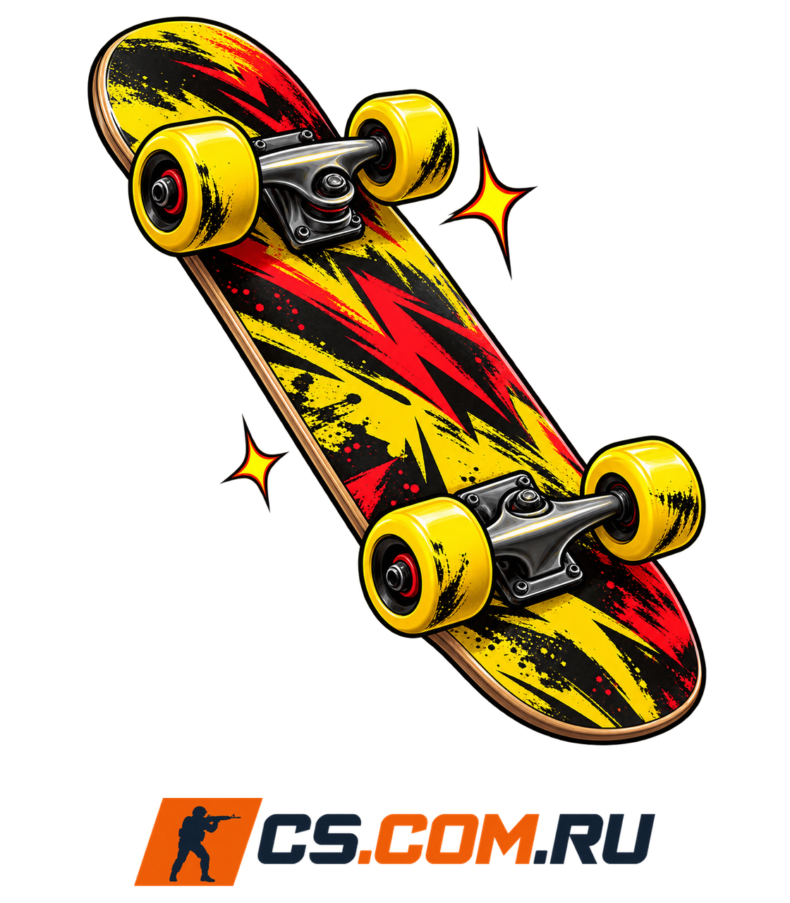 Спрей Скейтборд с искрами для CS 1.6