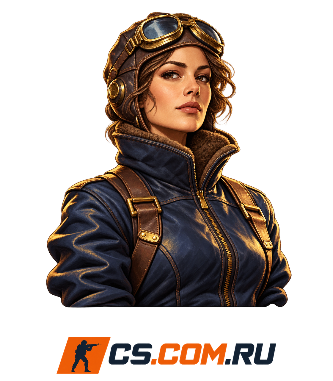 Спрей Девушка-пилот для CS 1.6