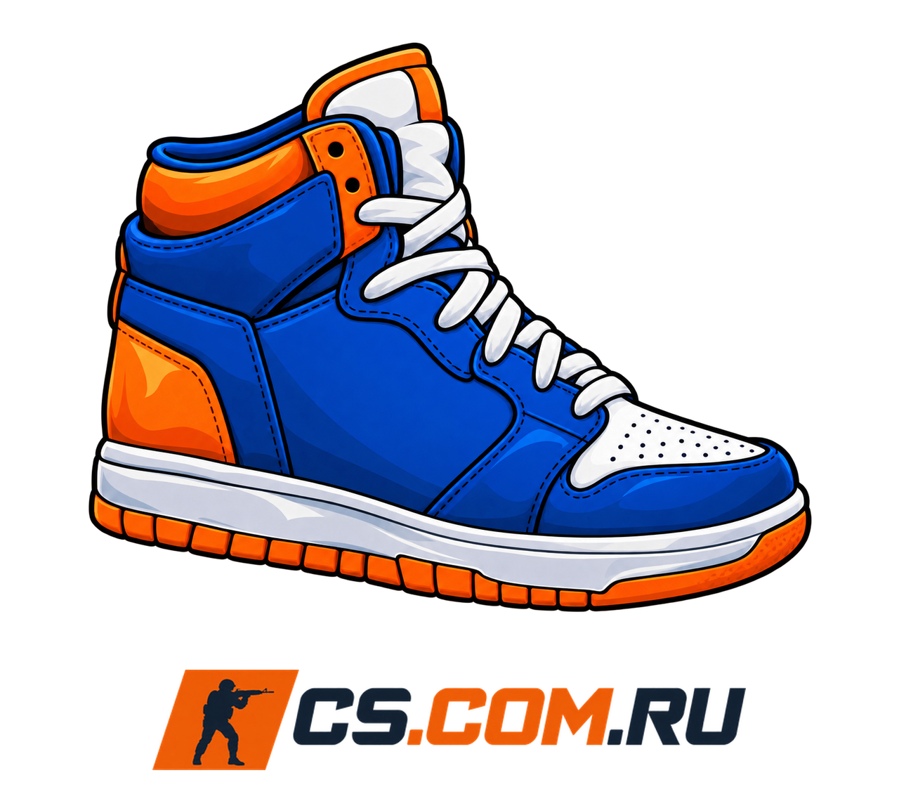 Спрей Кроссовок в полёте для CS 1.6