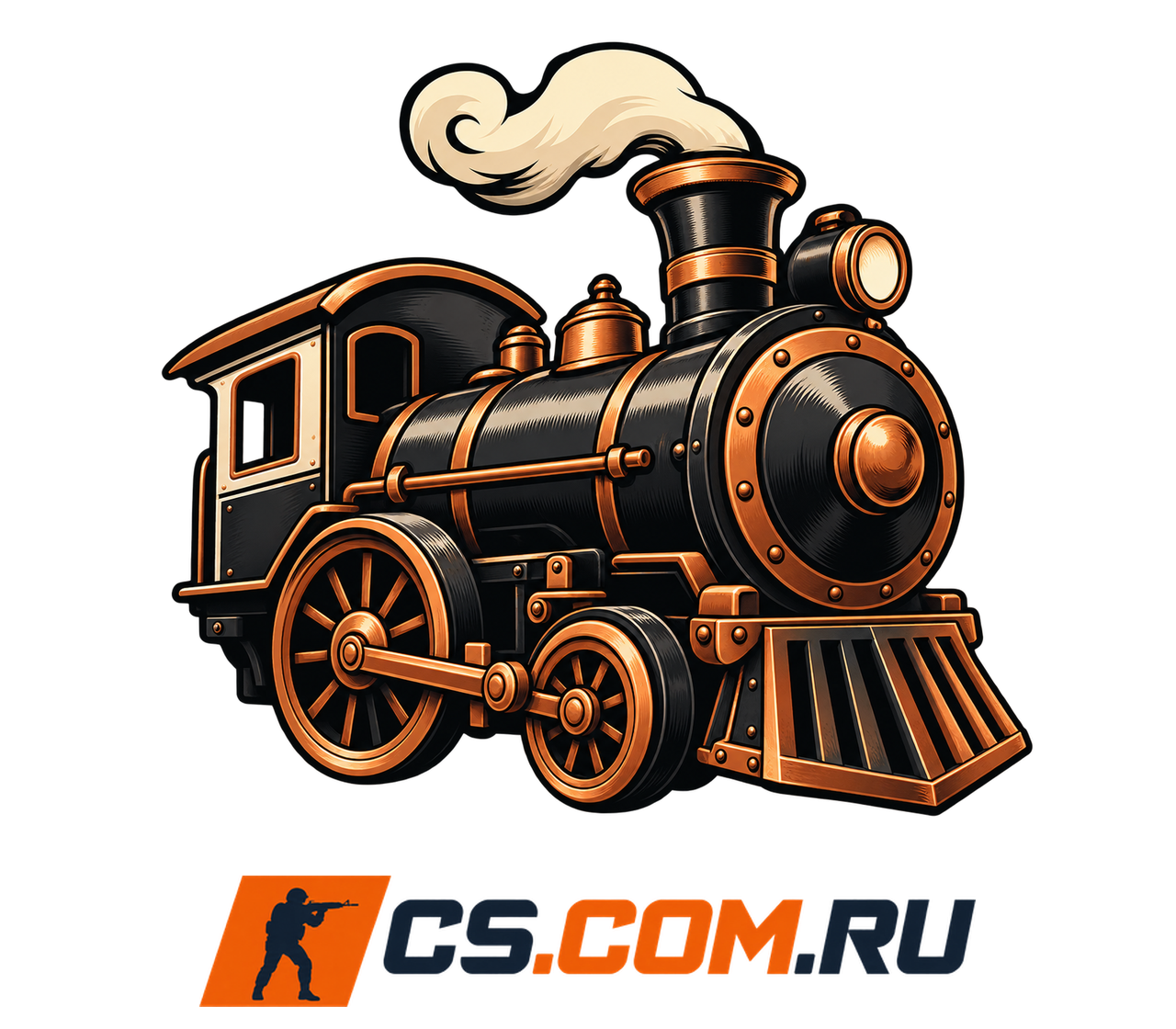 Спрей Паровой локомотив для CS 1.6
