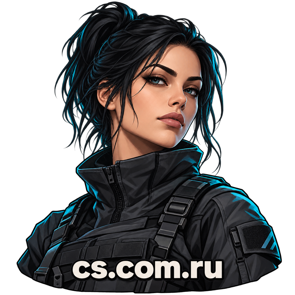 Спрей Тактическая девушка для CS 1.6