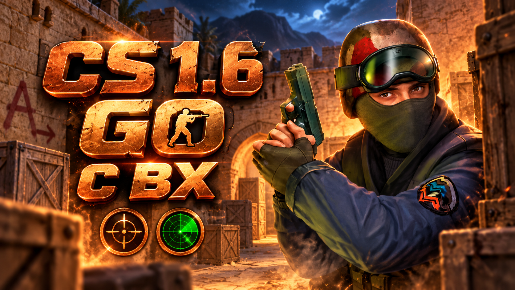 CS 1.6 GO с вх
