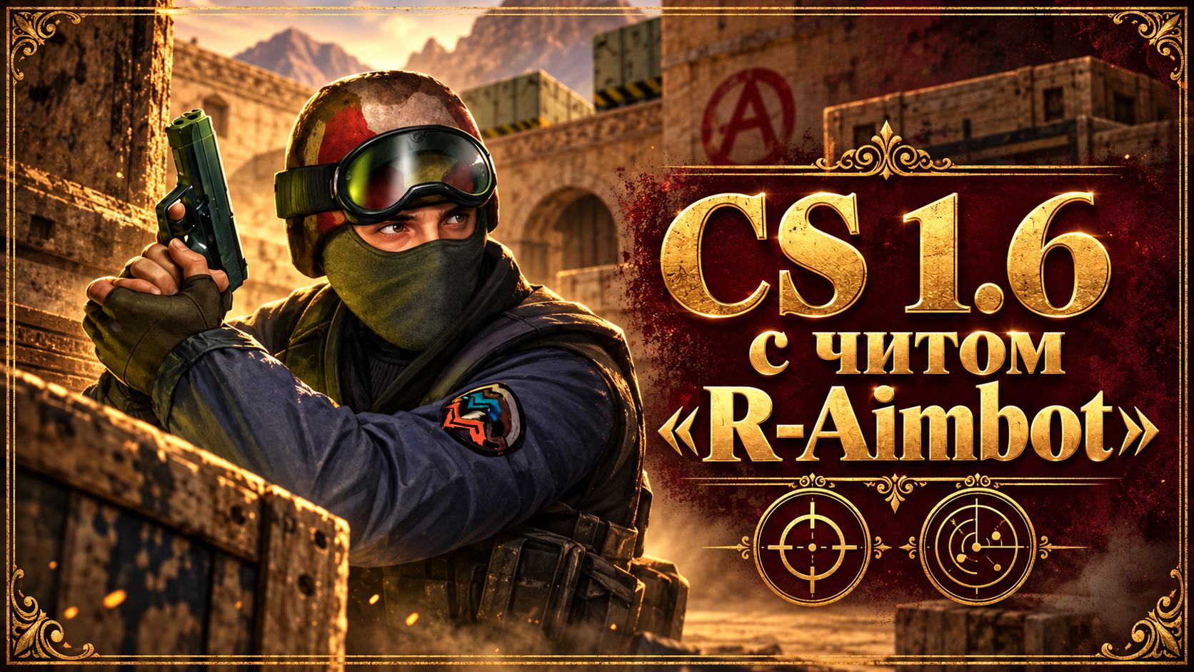 CS 1.6 с читом R-Aimbot