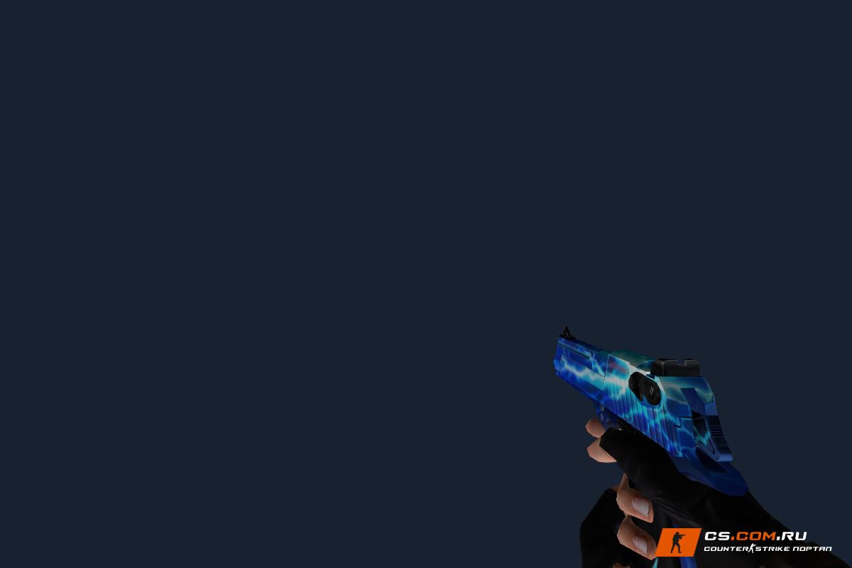 CSO Desert Eagle Blue Lightning для CS 1.6