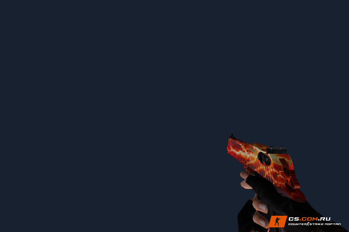 CSO Desert Eagle Red Lightning для CS 1.6