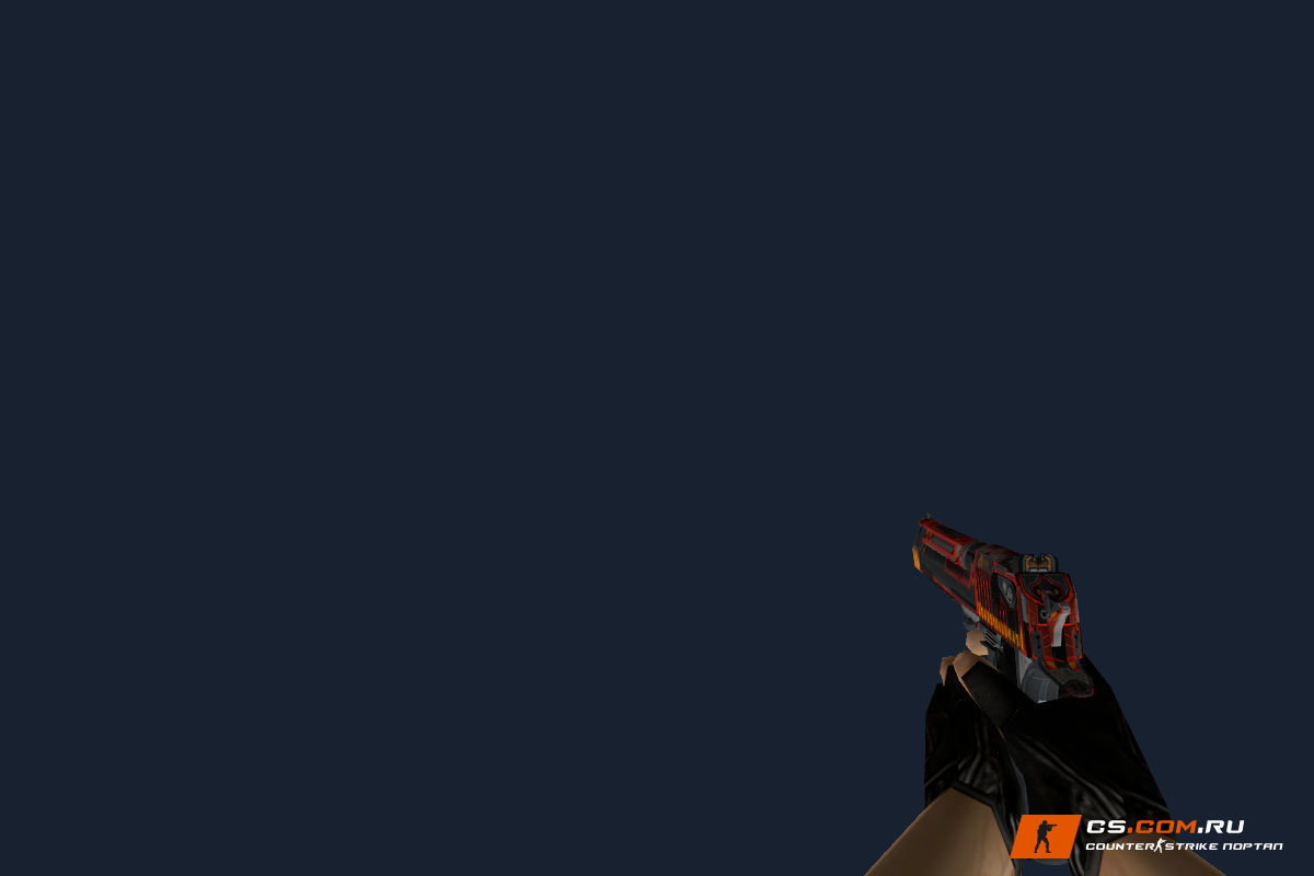 Deagle Cyberwanderer Red для CS 1.6