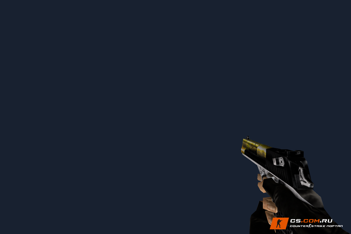 Deagle Shiny Black Gold для CS 1.6
