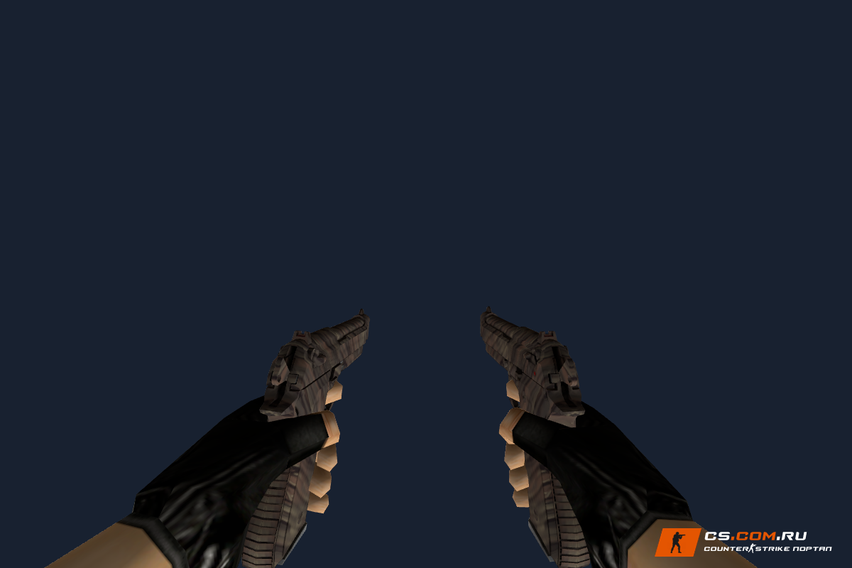 Dual Berettas Сплавной лес (Drift Wood) для CS 1.6