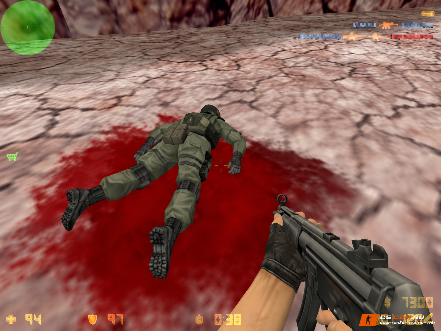 Кровь F.E.A.R. Blood для CS 1.6