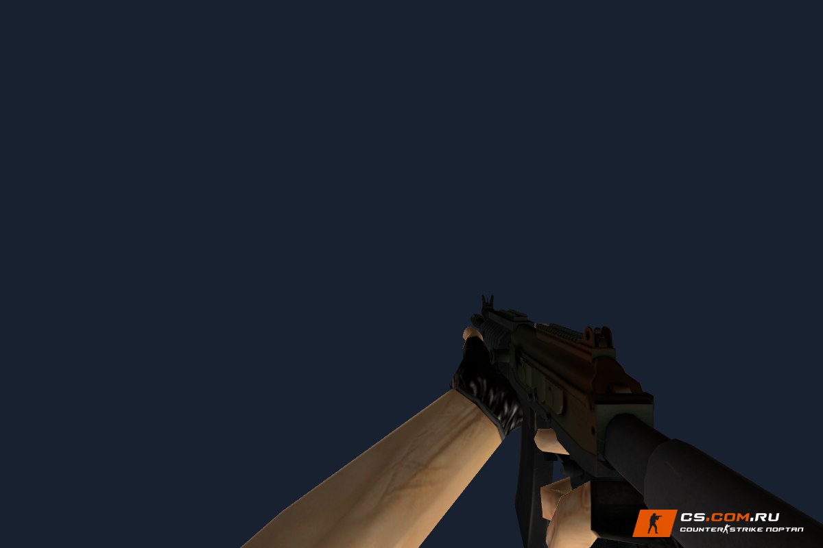 Galil Автомат Галиль Янтарный градиент (Amber Fade) для CS 1.6