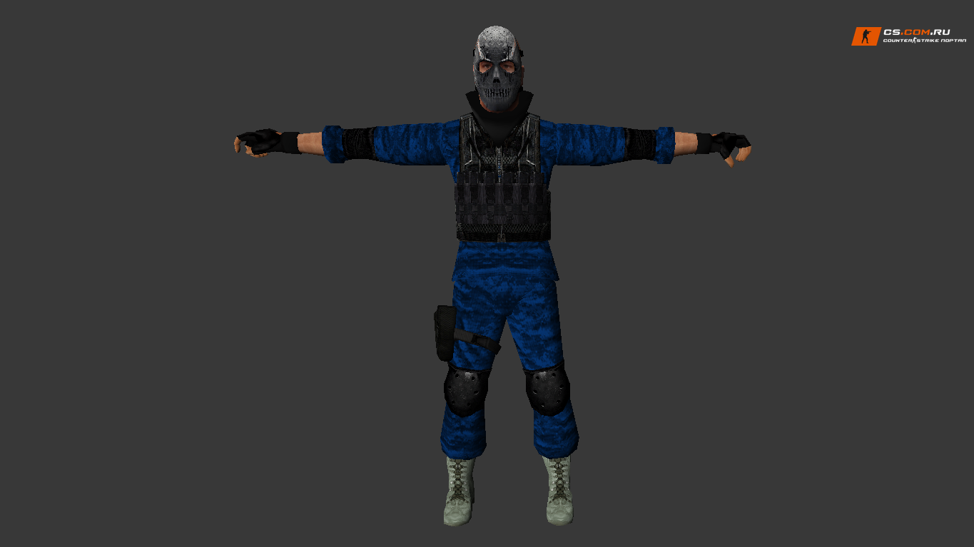 Мужская модель Night Hunter для CS 1.6 — скриншот 1