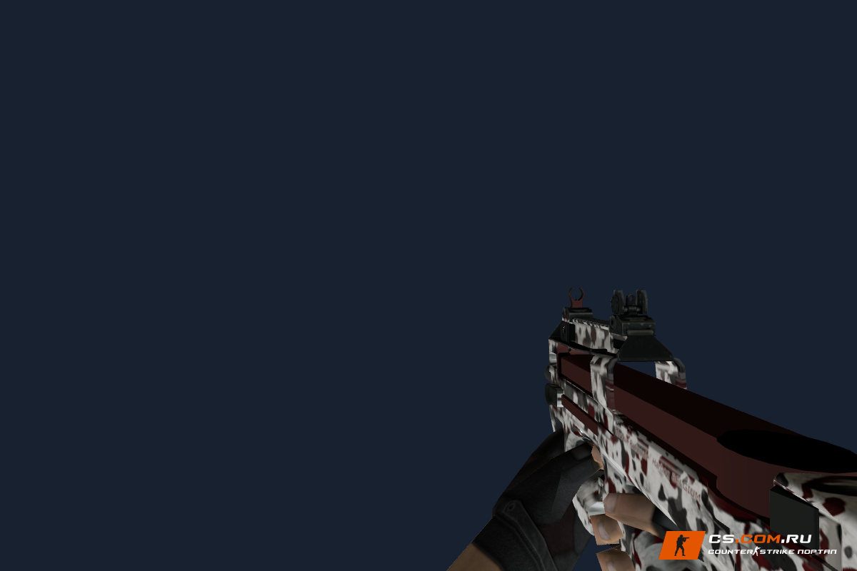 P90 Flush Royale для CS 1.6 — основная модель — игровой ракурс