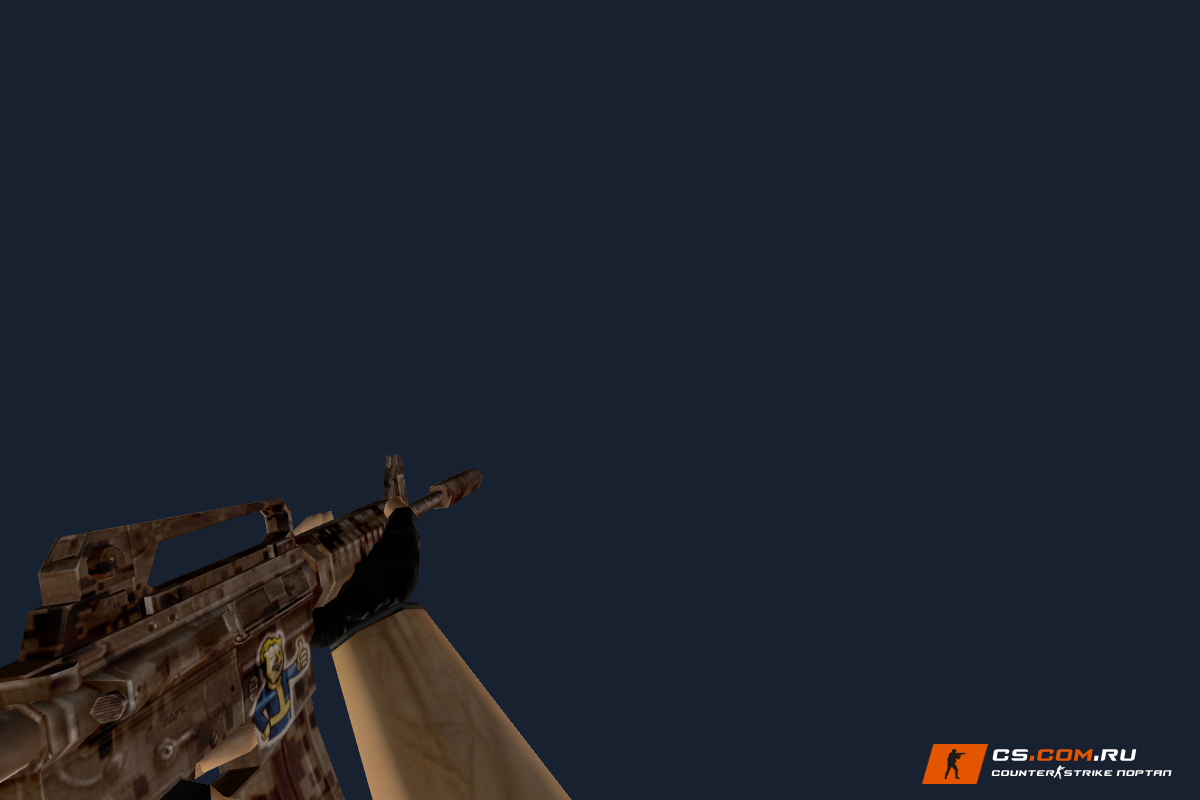Default M4A1 Fallout для CS 1.6